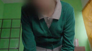 Colegiala Sophia Arreglandose Para ir a la Escuela! Cogemos Antes de ir al Colegio! Video casero! HD