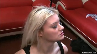 Ava and Jakki Louise Join Bukkake Party