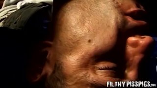 Wild orgy with jocks where they kiss their asses and suck