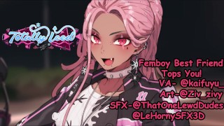 Your Femboy Best Friend Tops You!