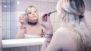 A female student has a date and then gets fucked in the ass