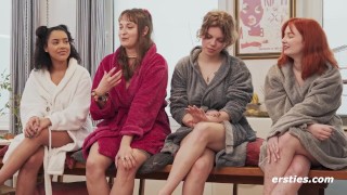 Ersties – Vierfache Muschi-Verkostung